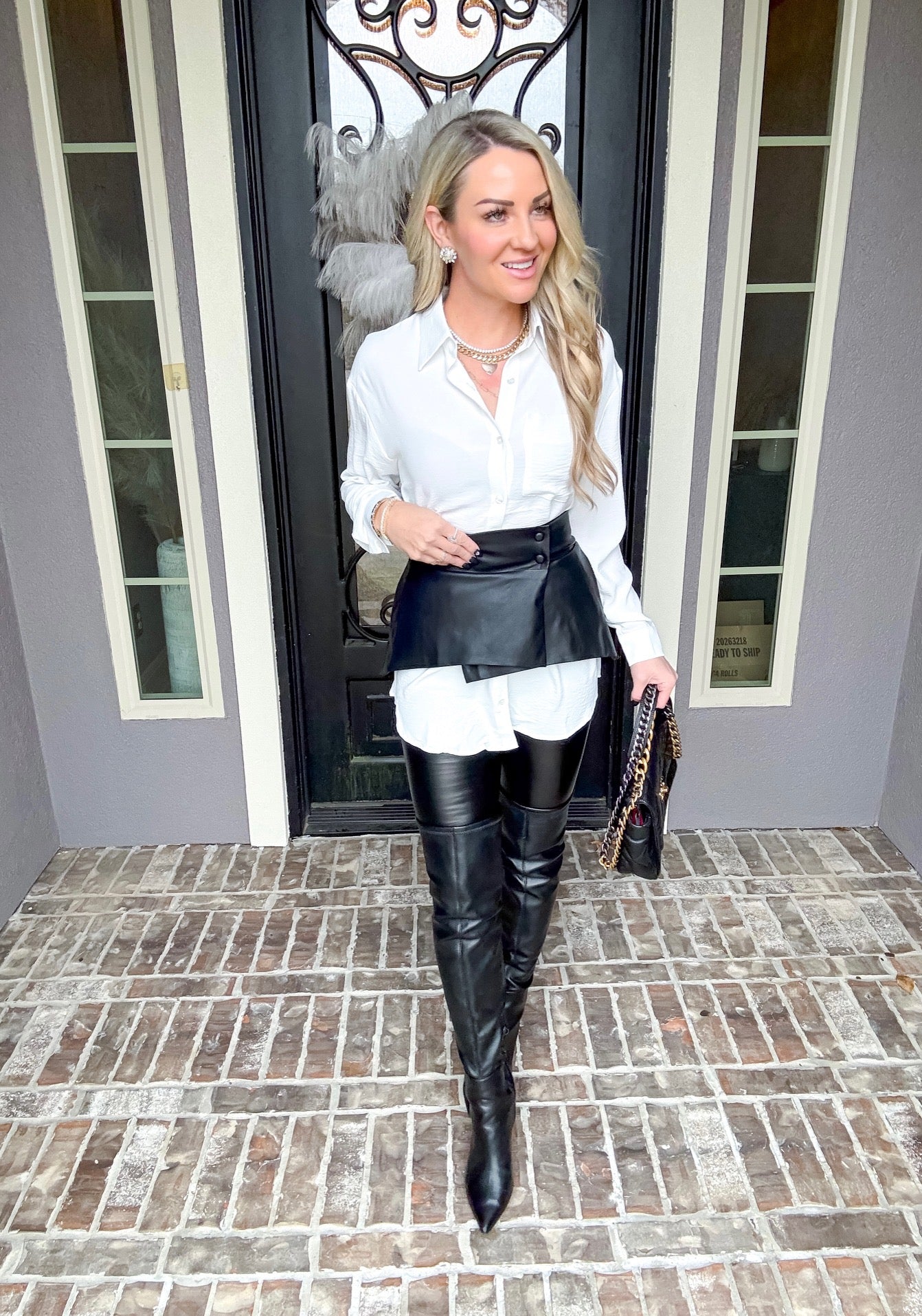Refined Moment Blouse - White