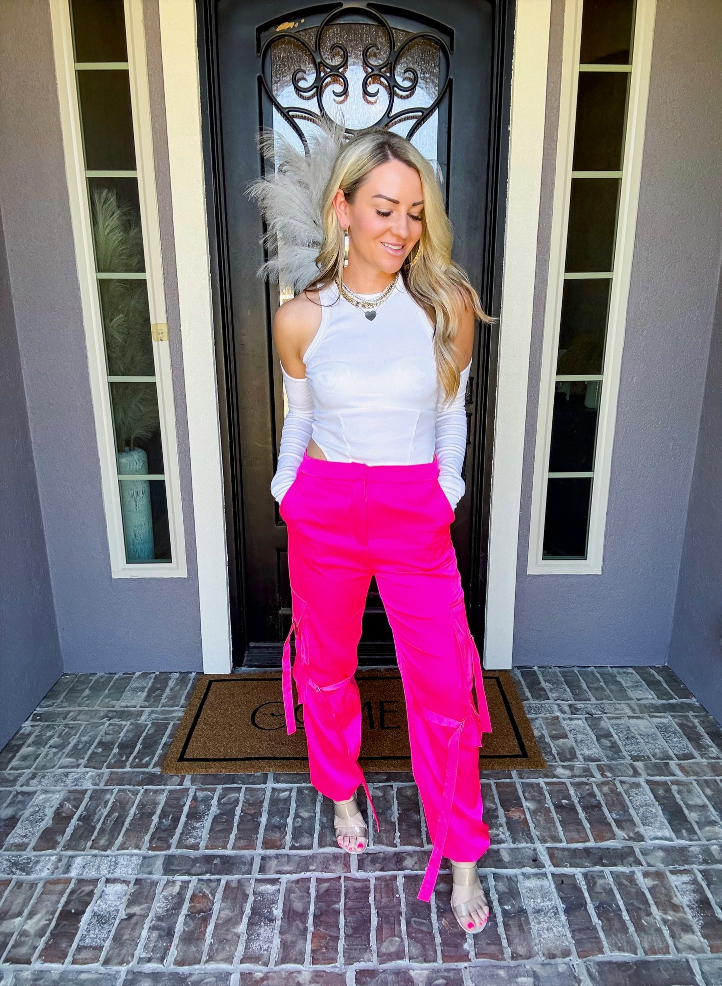 Pink Panther Satin Joggers
