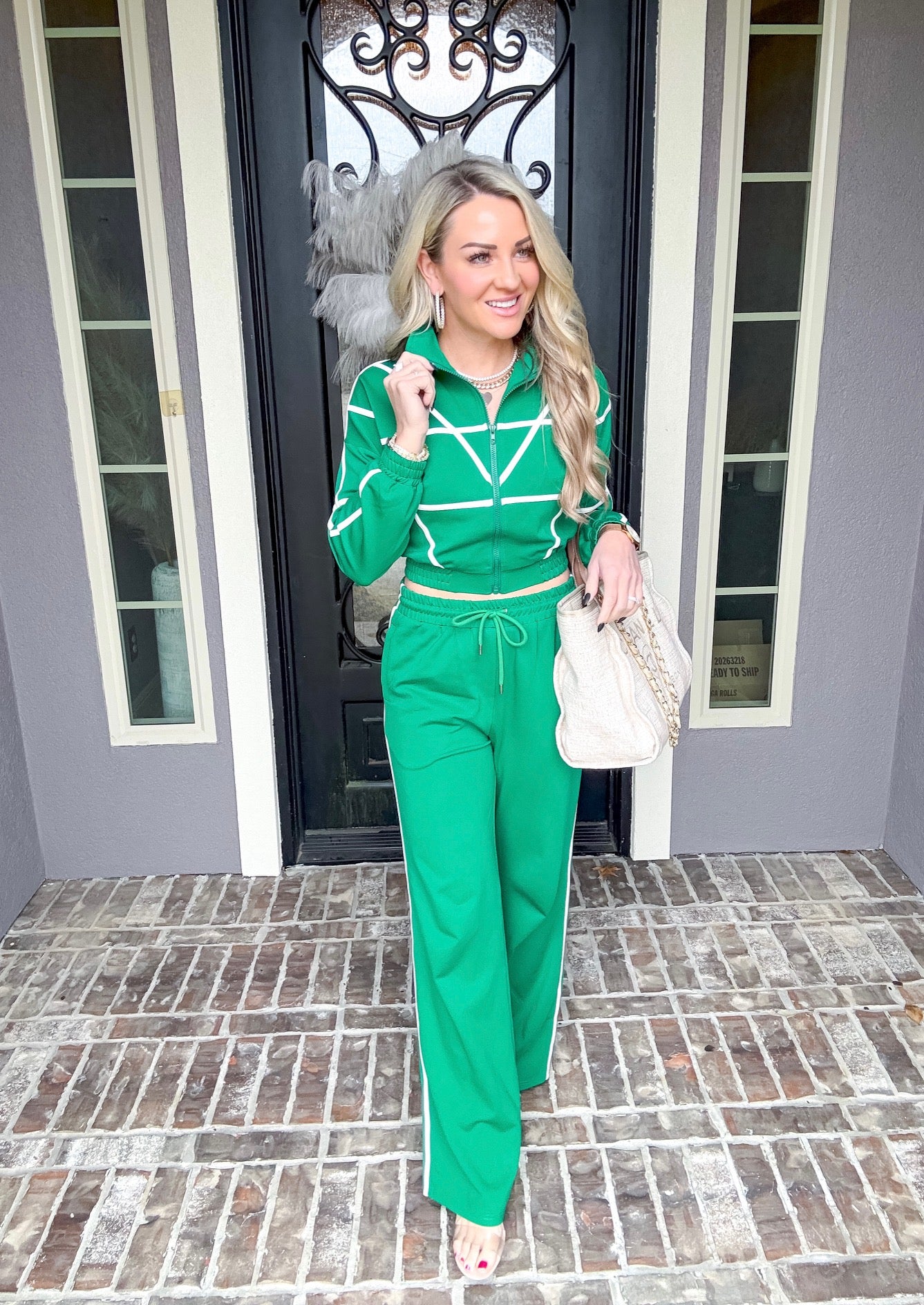 Away With Me Green Jacket