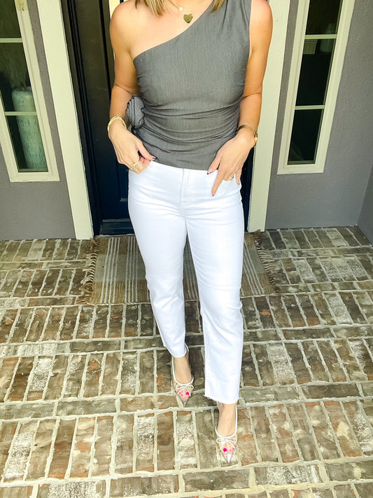 The Perfect White Jean