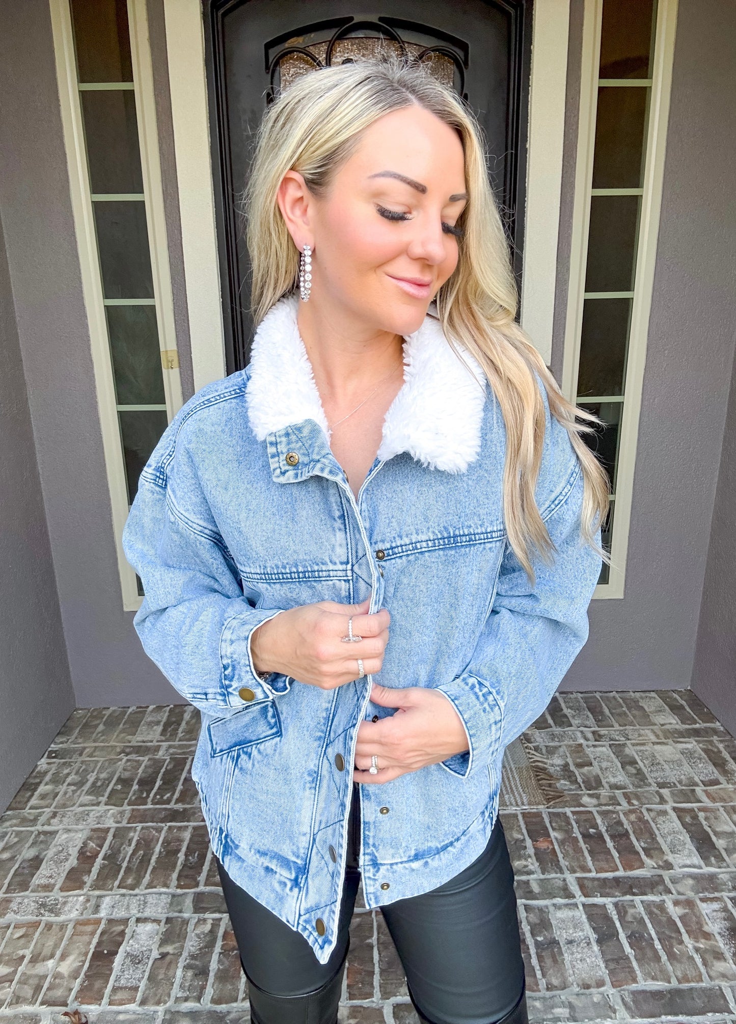 Cool Girl Oversized Denim Jacket