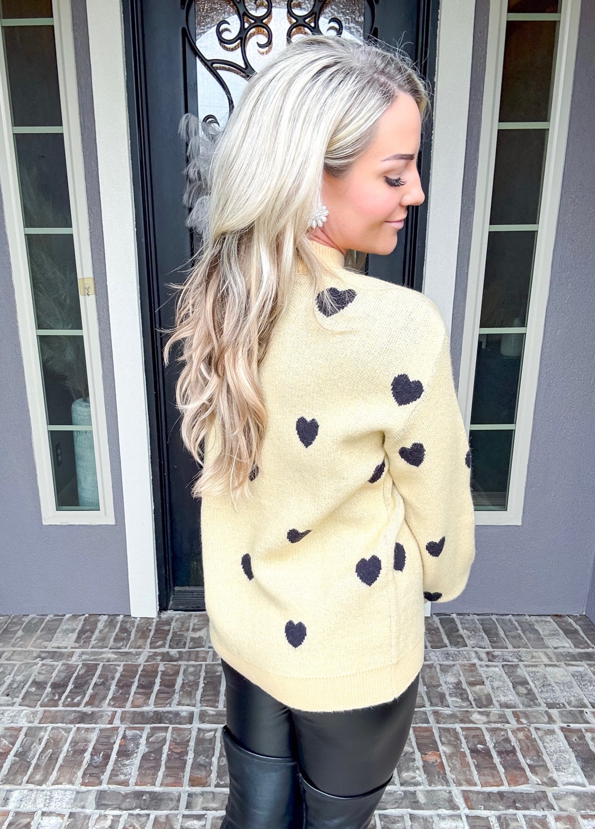 Easy To Love Heart Sweater