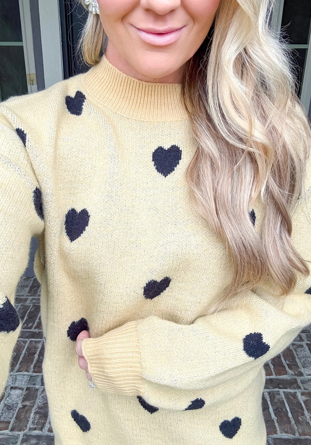 Easy To Love Heart Sweater