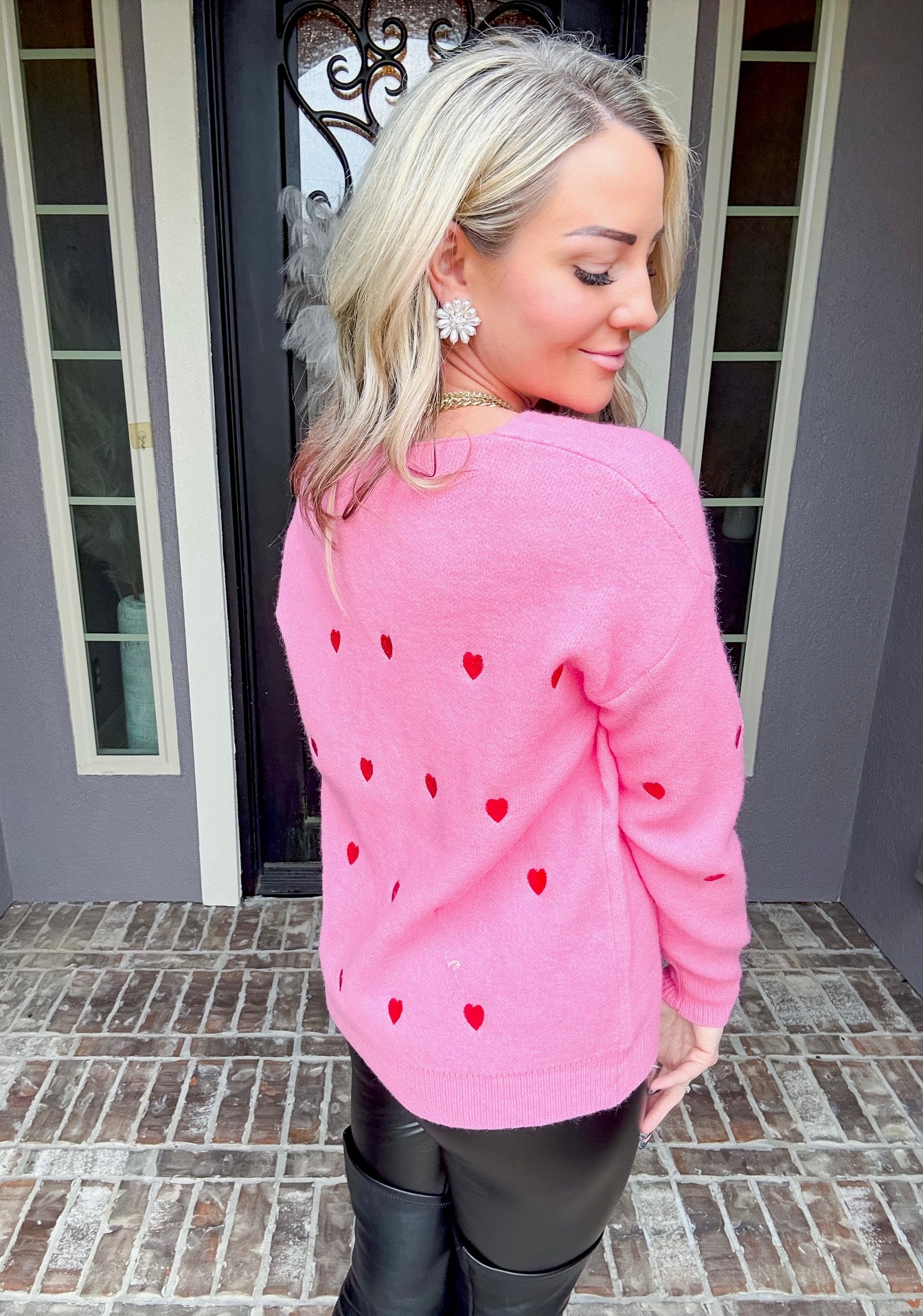 Cupids Kiss Heart Sweater