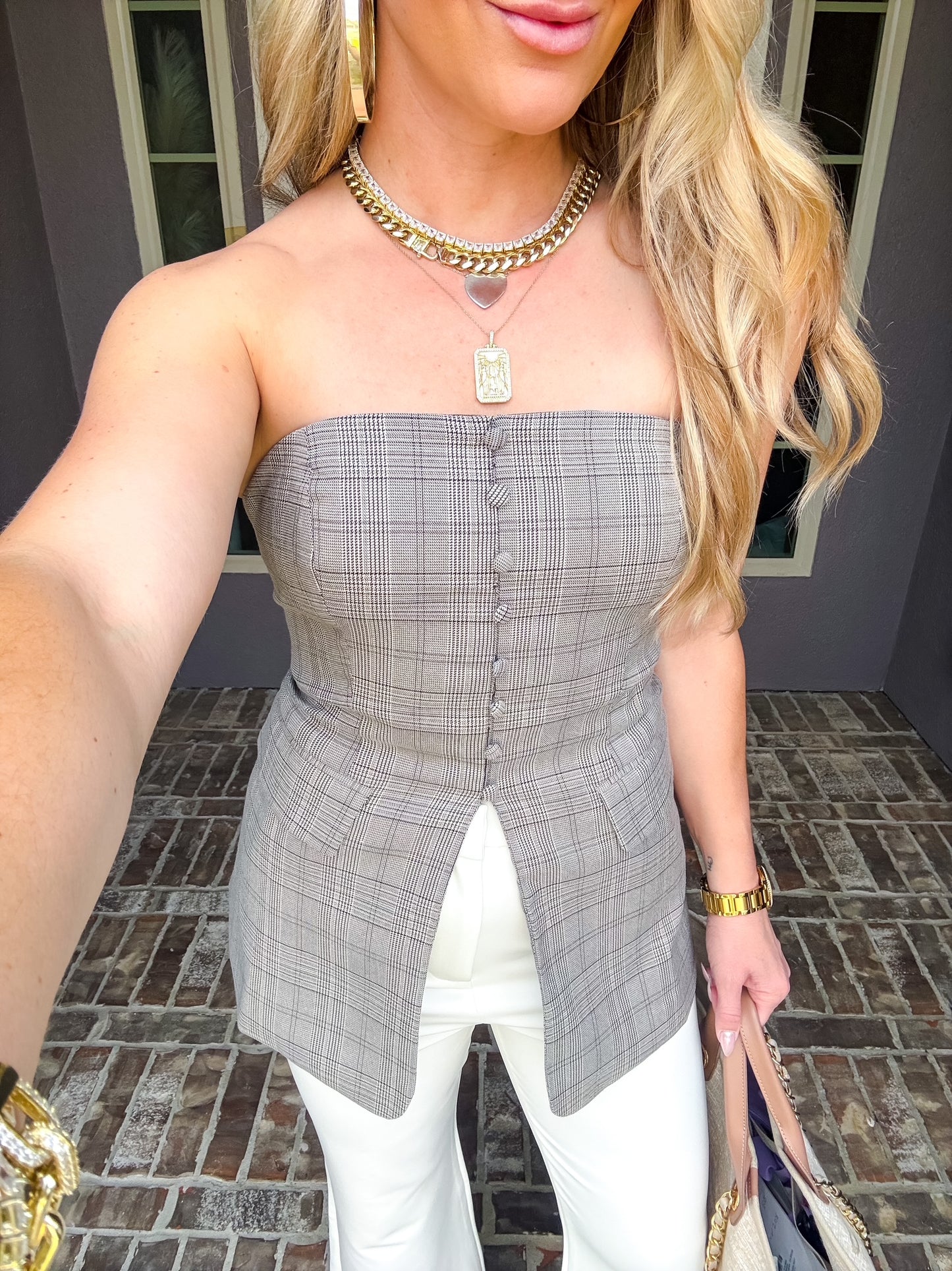 Luxe Days Strapless Vest Top