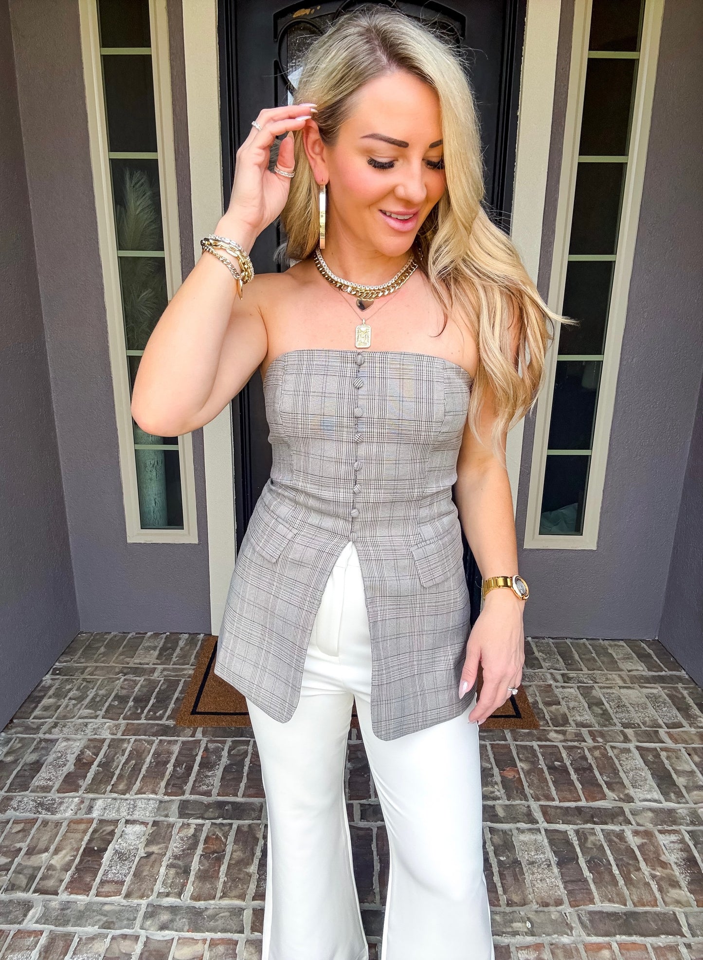 Luxe Days Strapless Vest Top