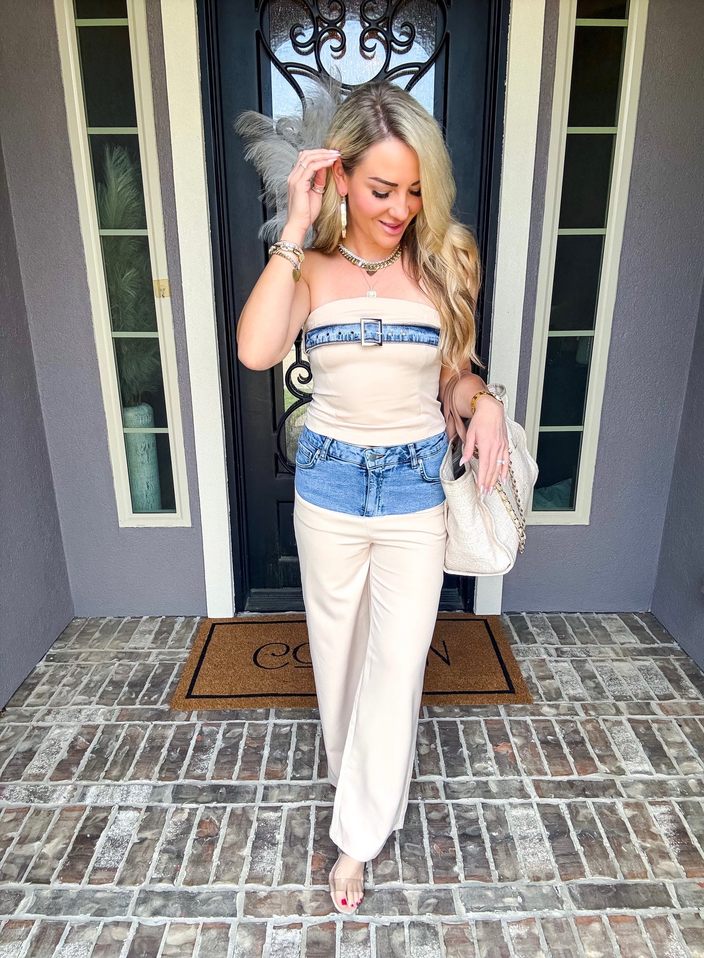 Casual Chic Denim Trousers
