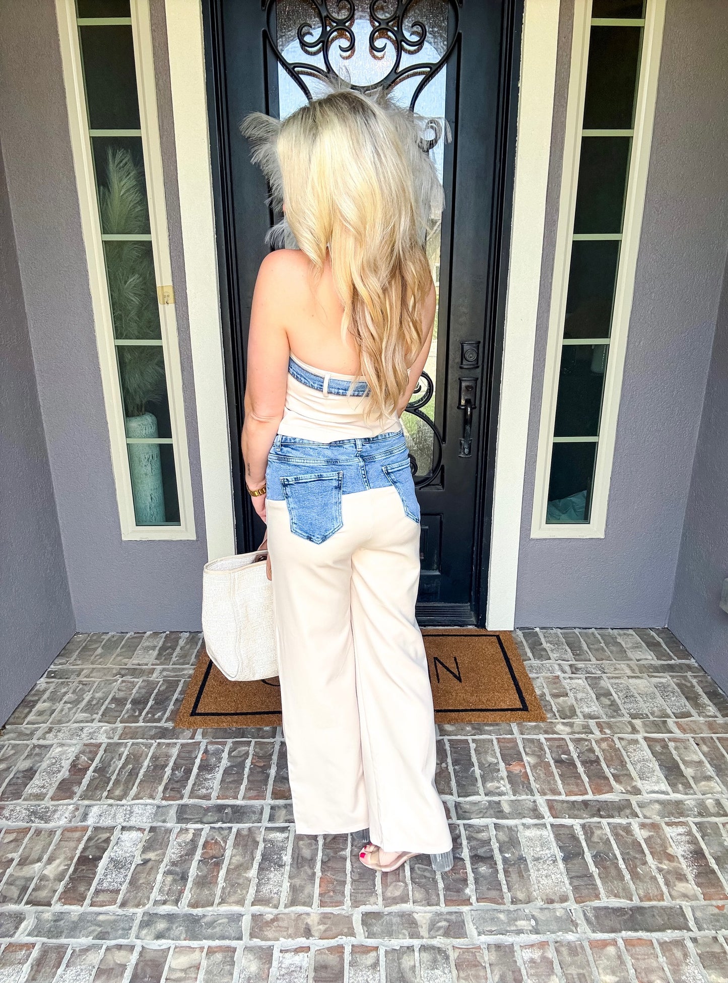 Casual Chic Denim Trousers