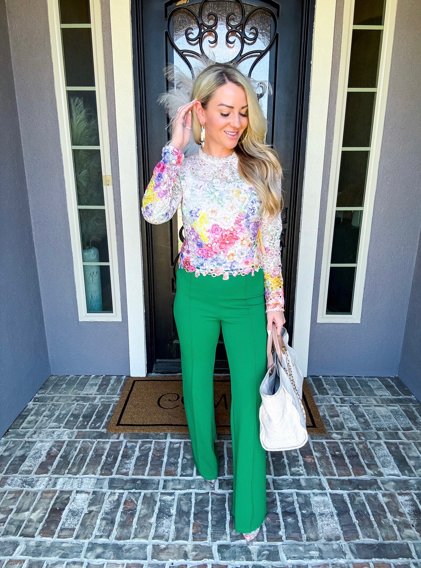 Garden Muse Flower Blouse