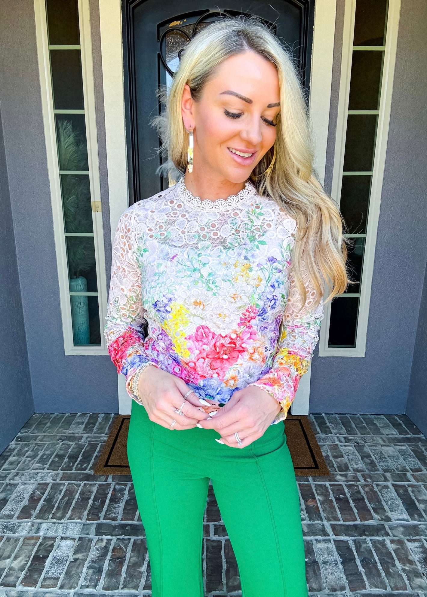 Garden Muse Flower Blouse
