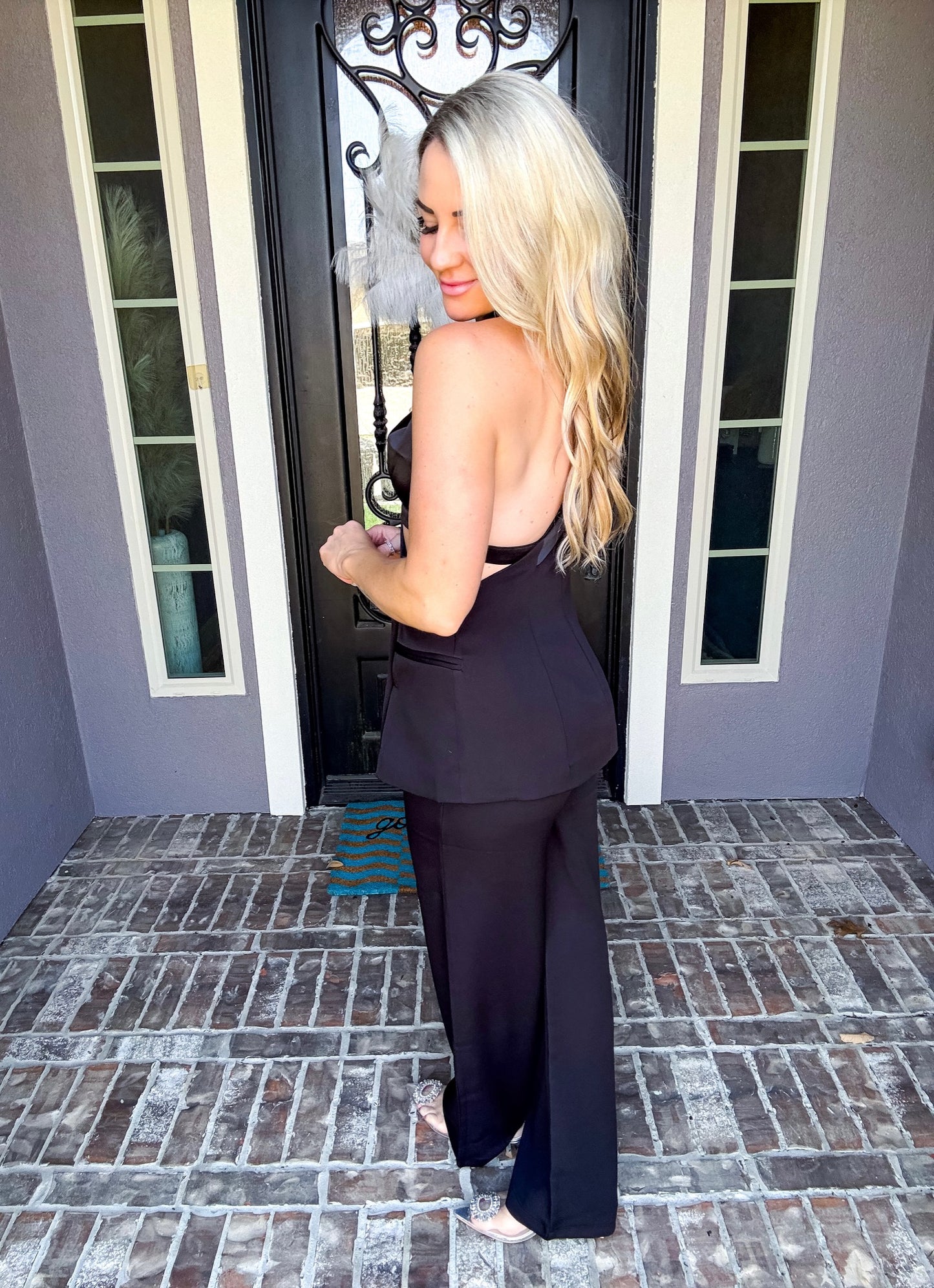 Hollywood nights Cutout Blazer