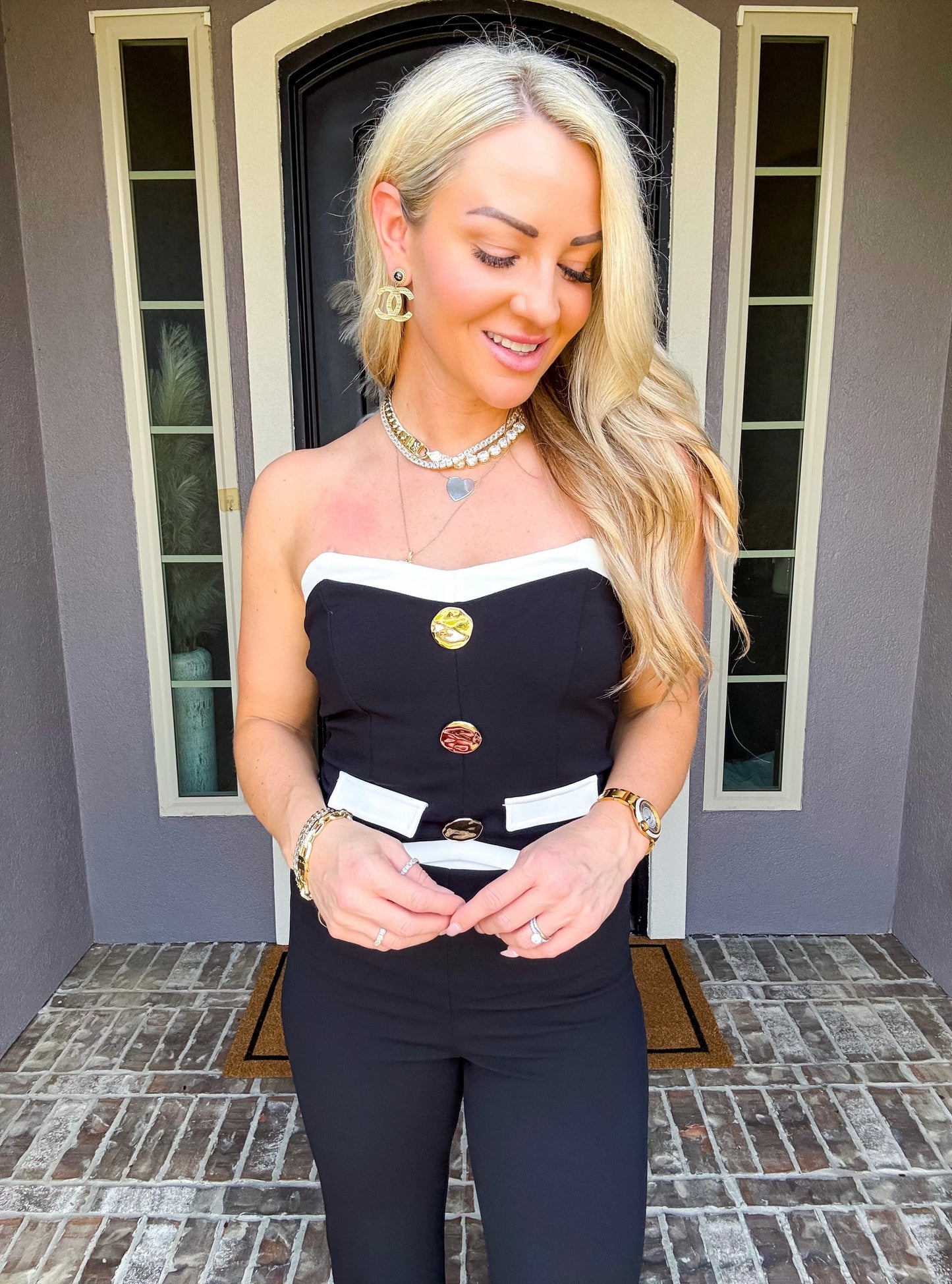 Whispering Elegance Strapless Top
