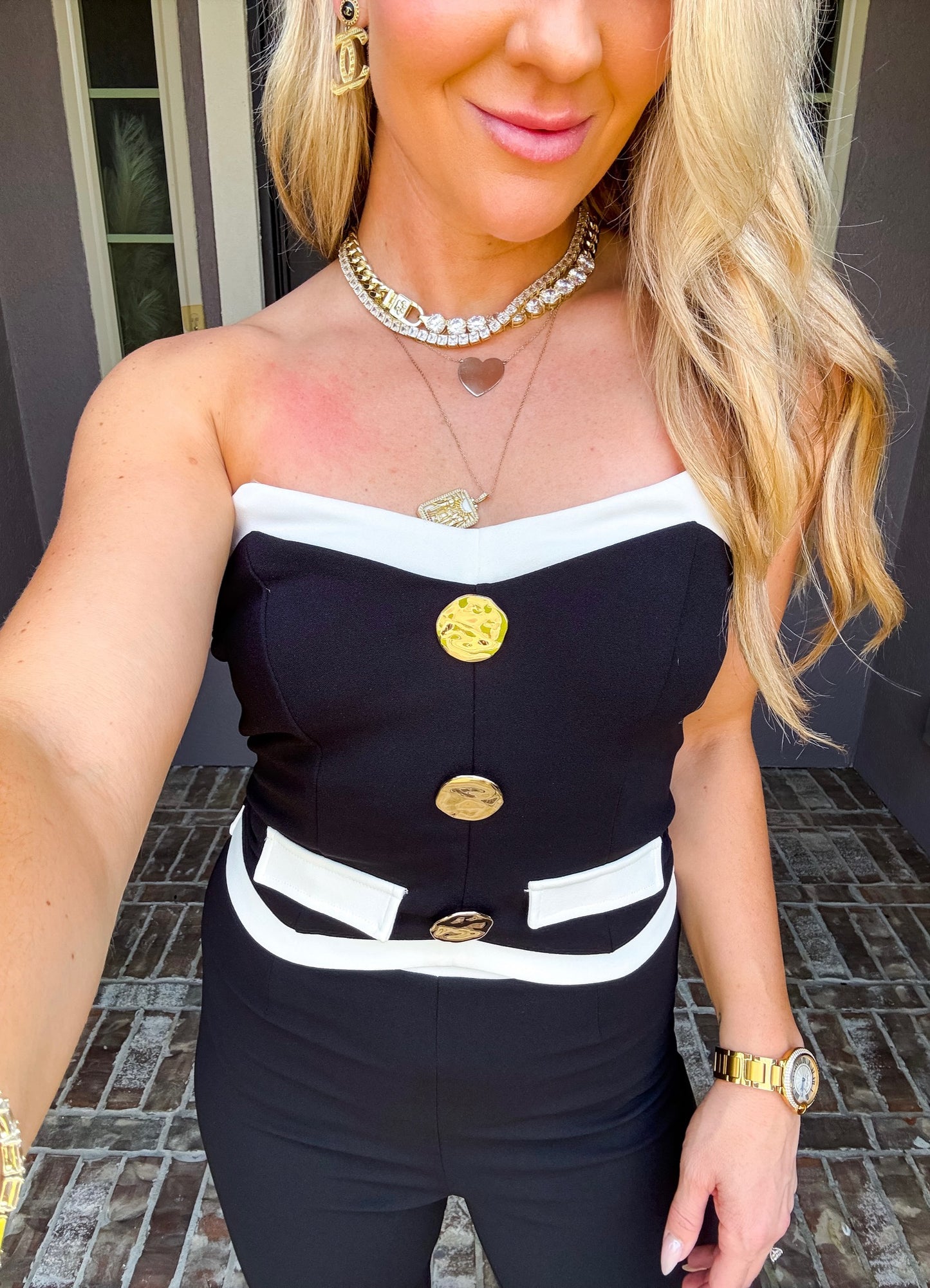 Whispering Elegance Strapless Top