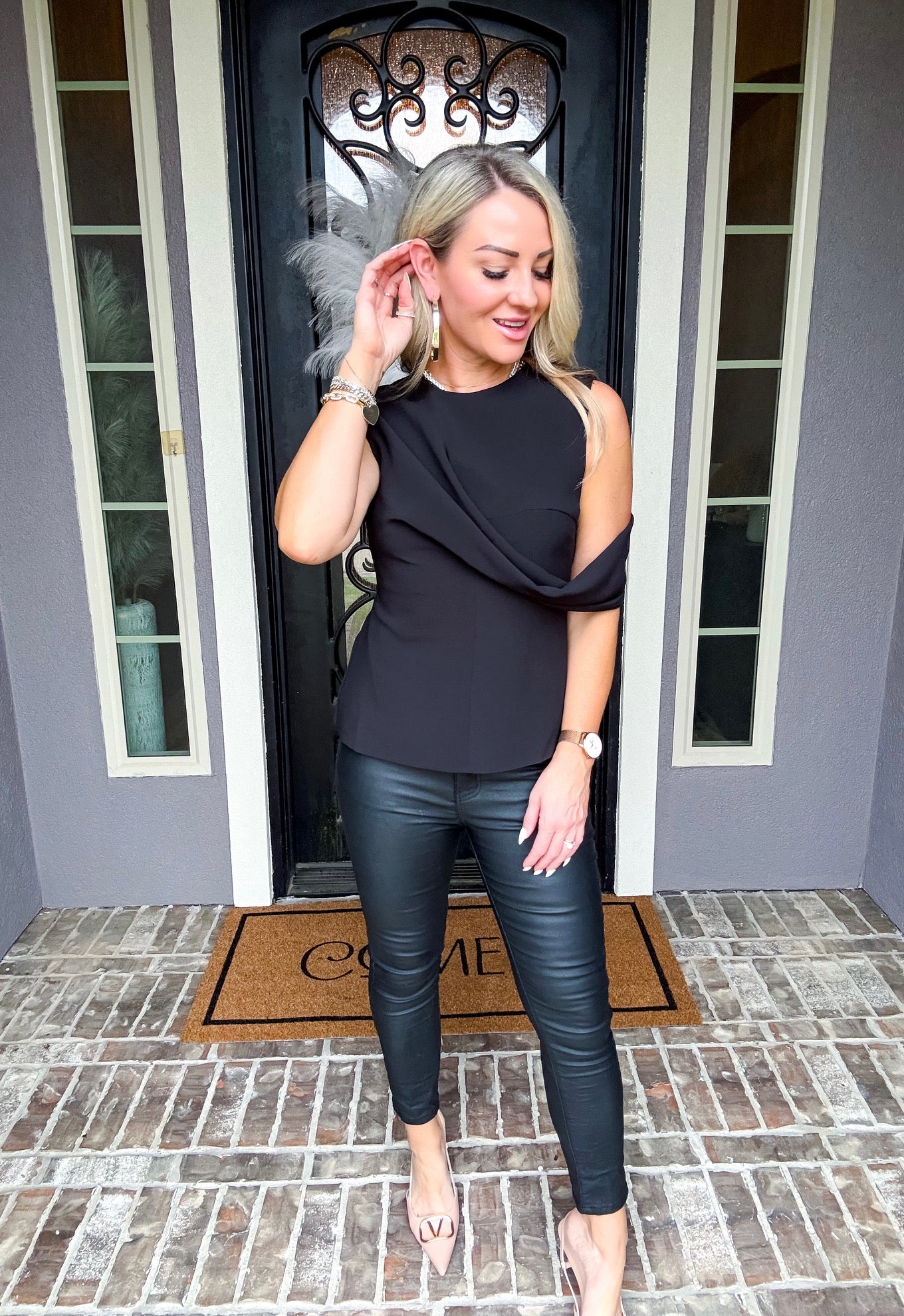 Coastal Luxe Top - Black