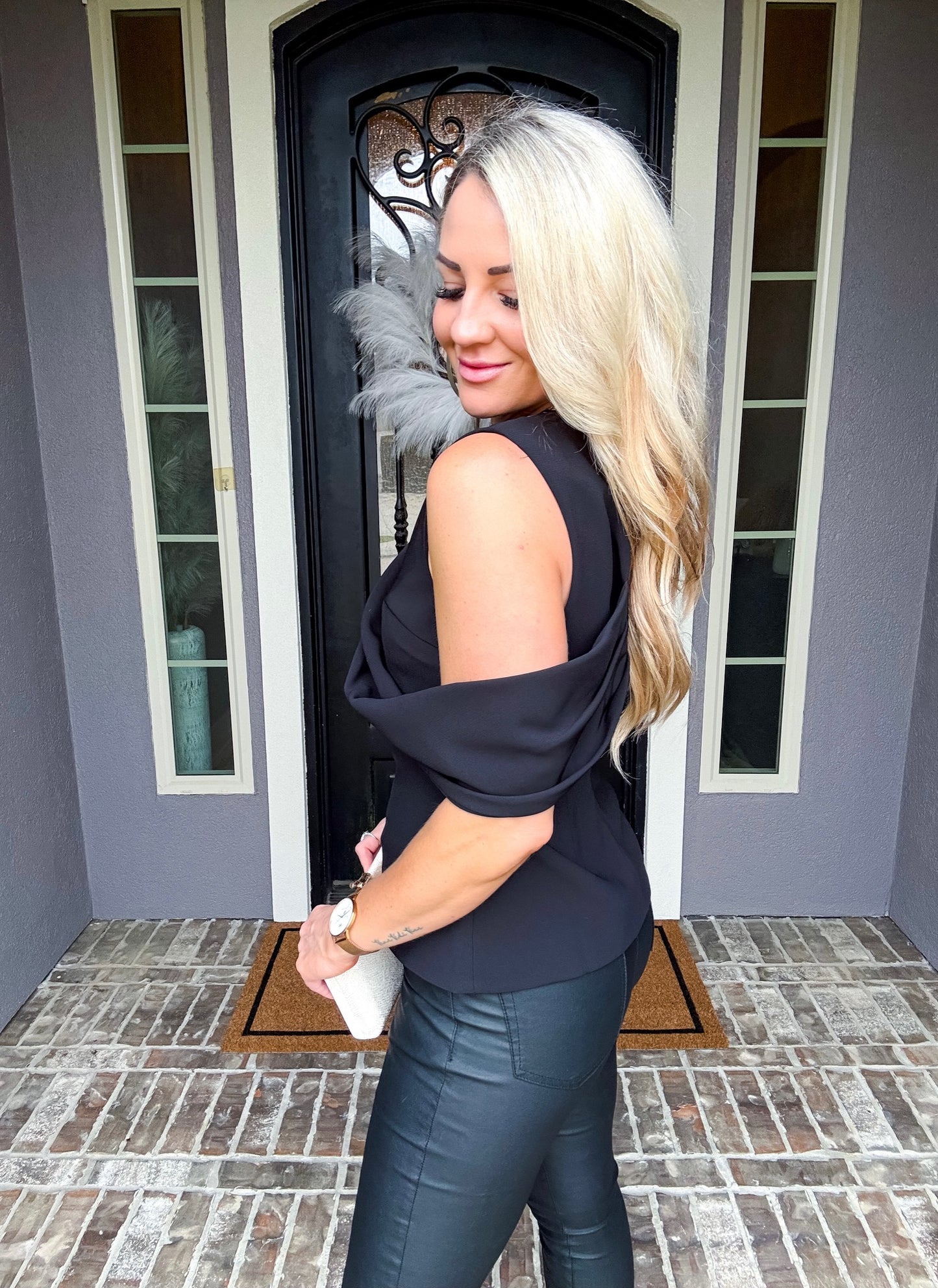 Coastal Luxe Top - Black