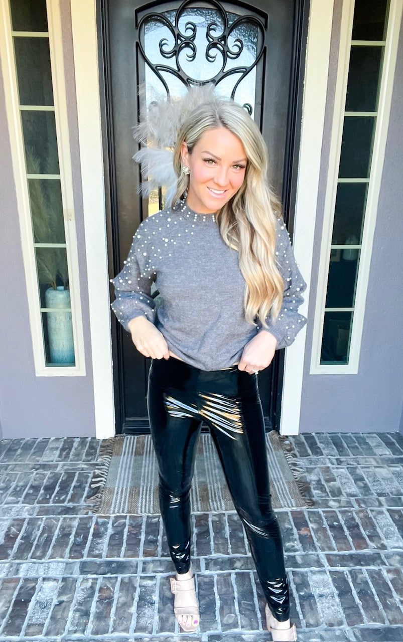 That Girl Gloss Pant - Black – Love Always Boutique