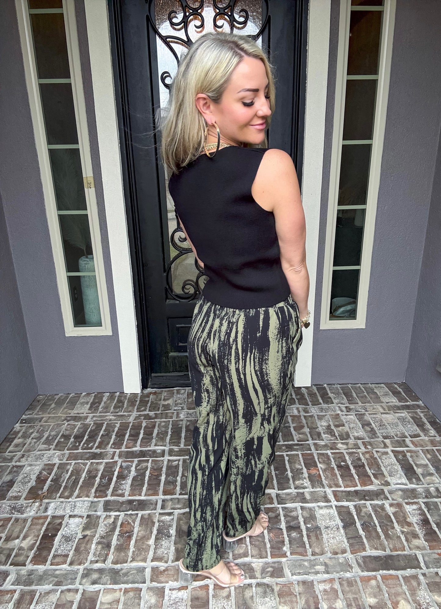 Keep It Cool Olive Joggers