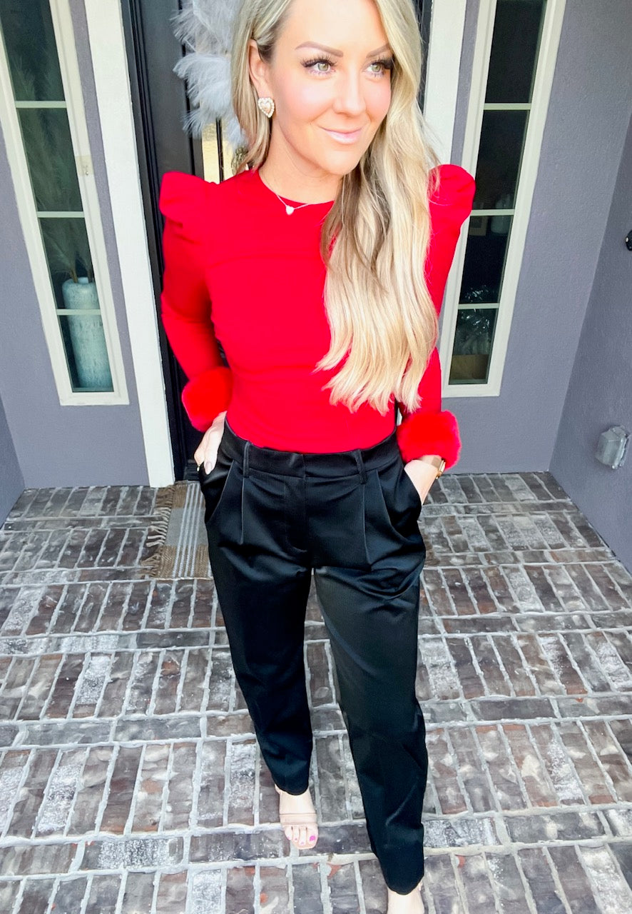 Cute In Black Pants Love Always Boutique