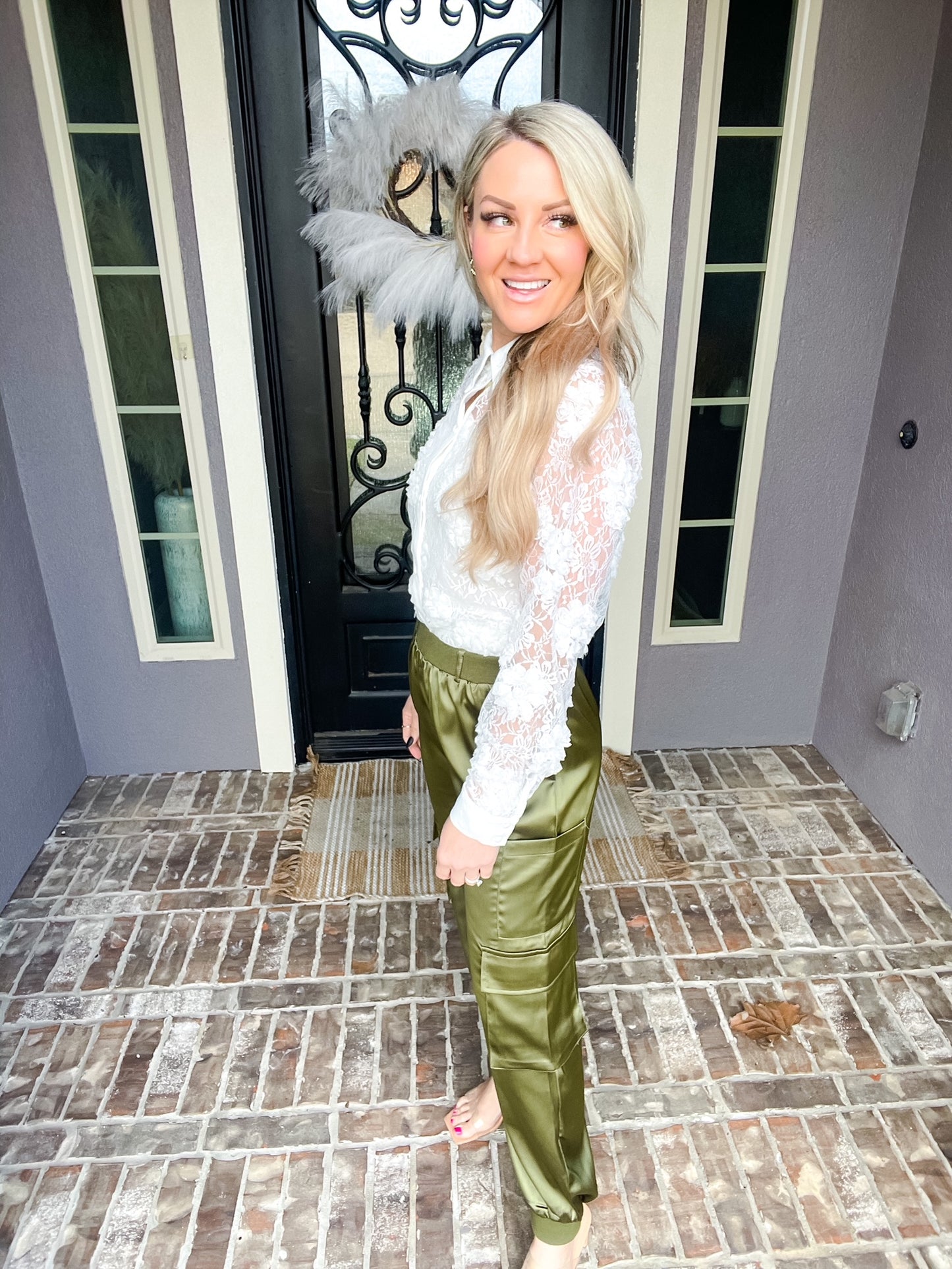 Don't Wait Up Satin Pants