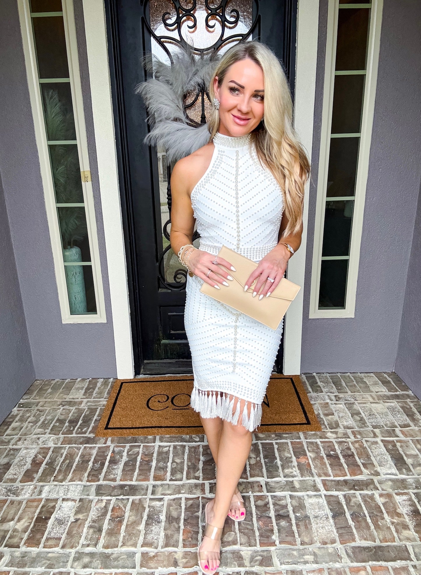 St. Tropez Pearl Bodycon Dress