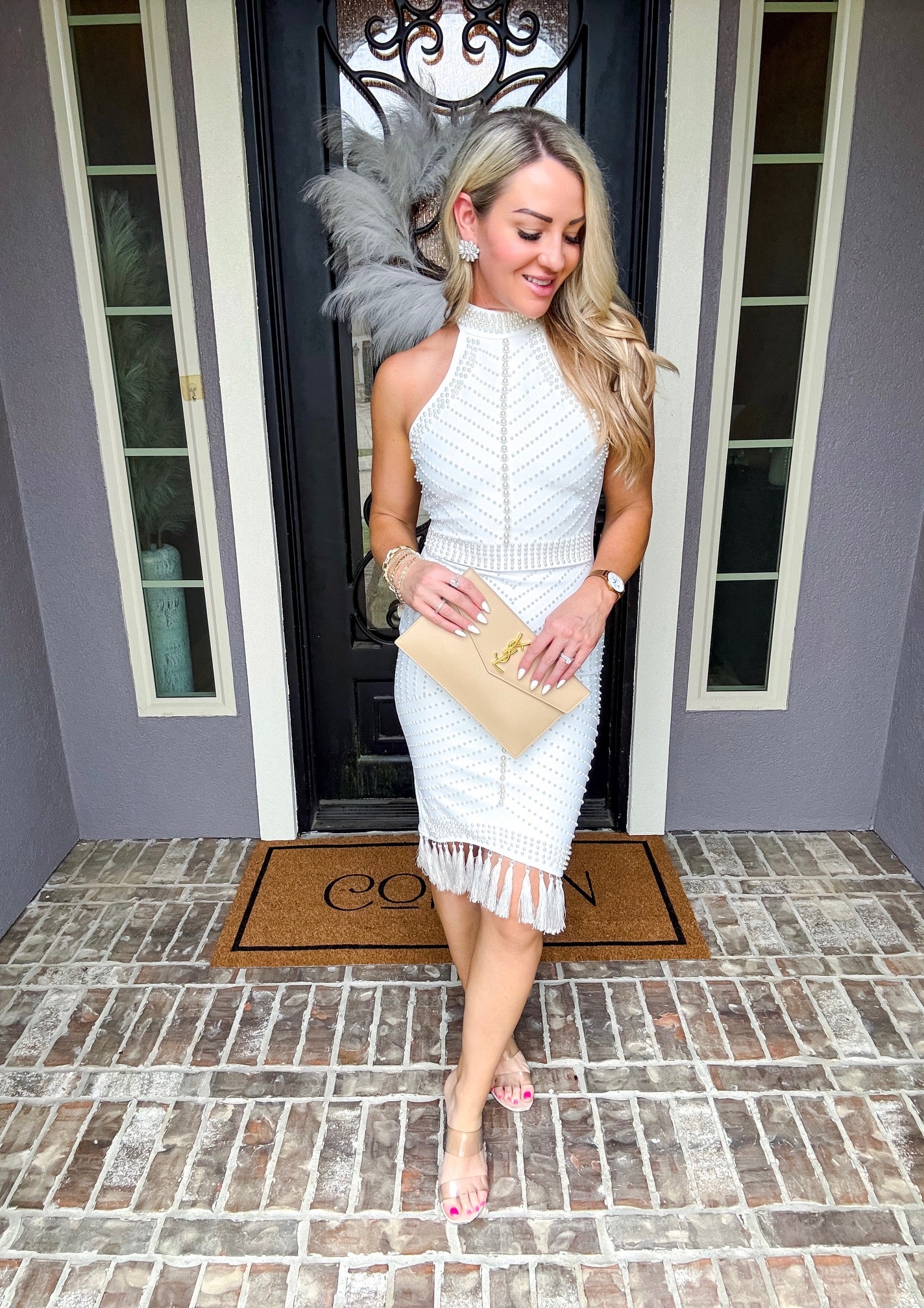 St. Tropez Pearl Bodycon Dress
