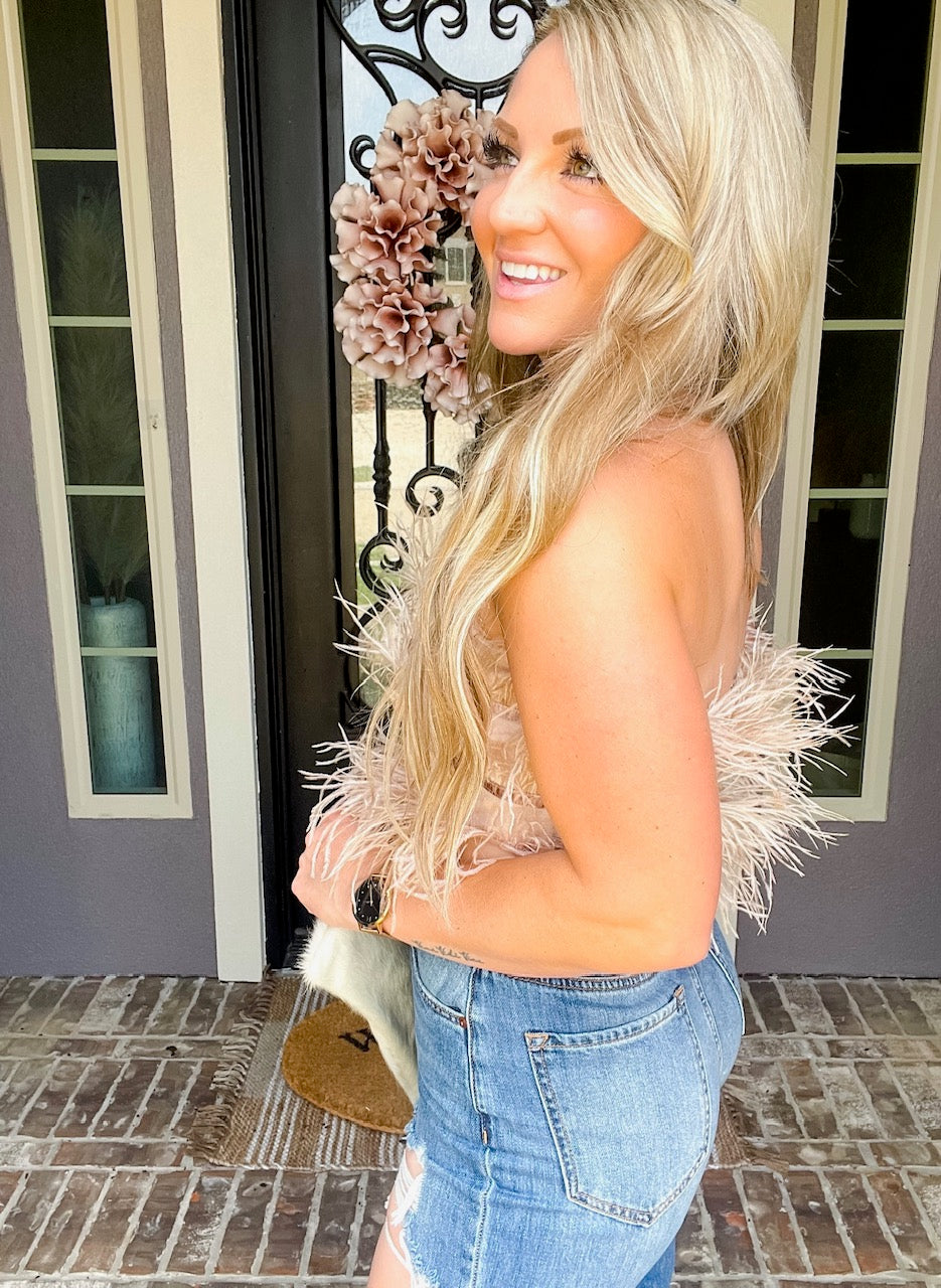 Give Me All The Feathers Top