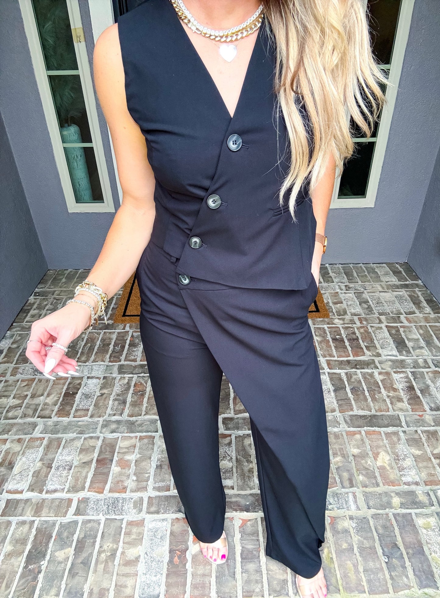 Effortless Flow Asymmetrical Trousers