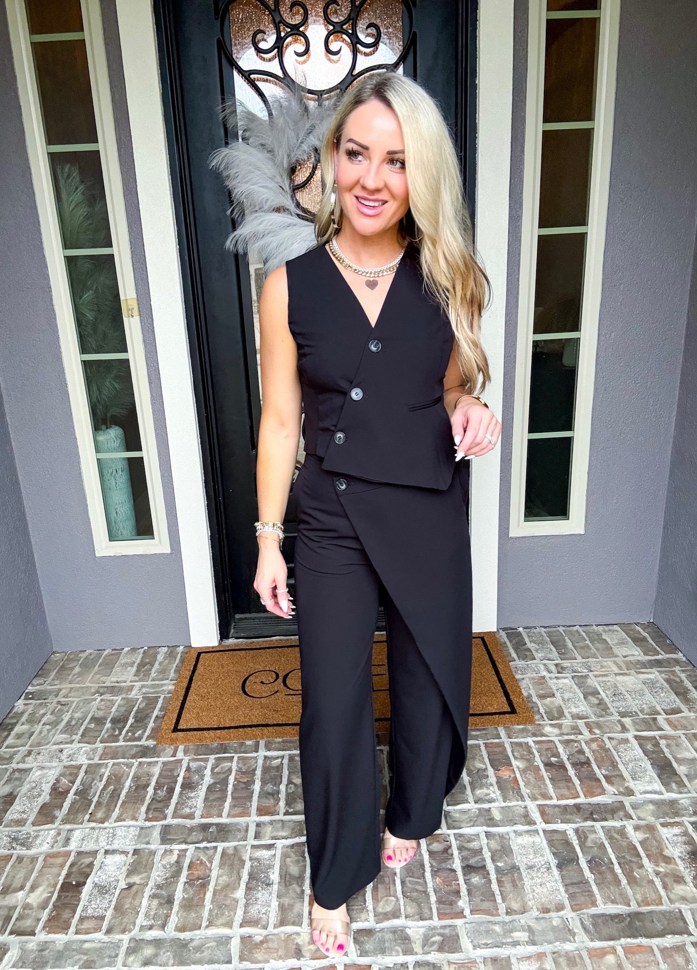 Effortless Flow Asymmetrical Trousers