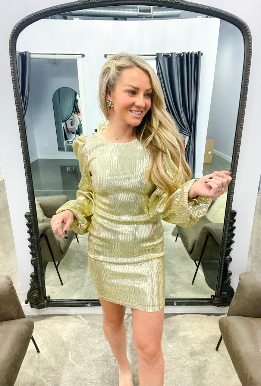 Holiday Sequin Dress – Love Always Boutique