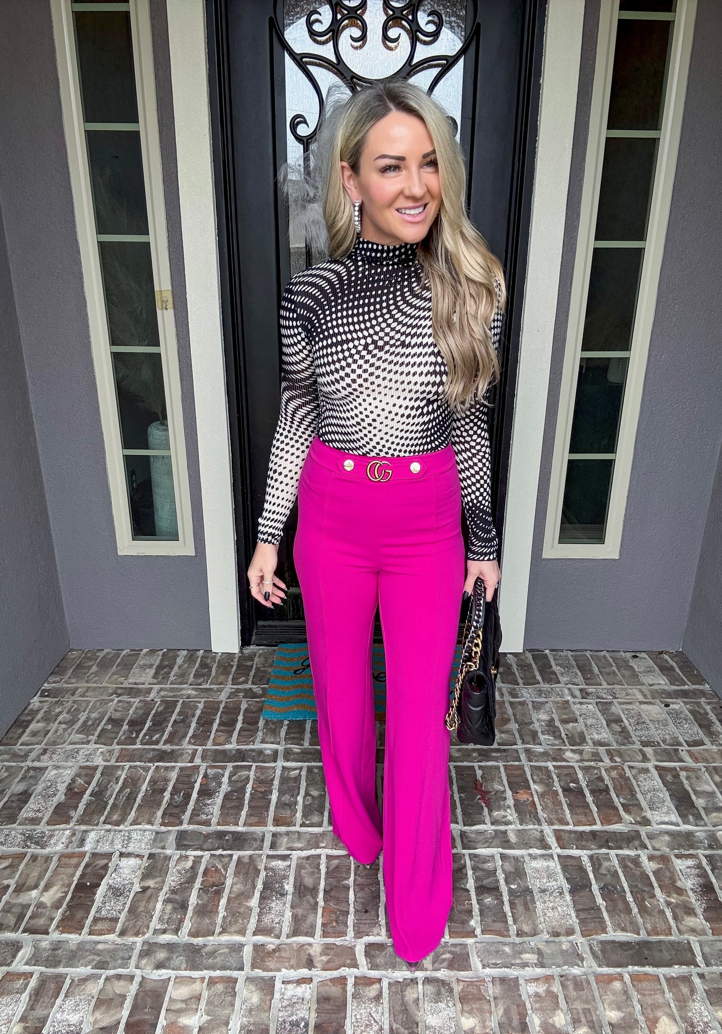 Fashion Icon Pants - Magenta