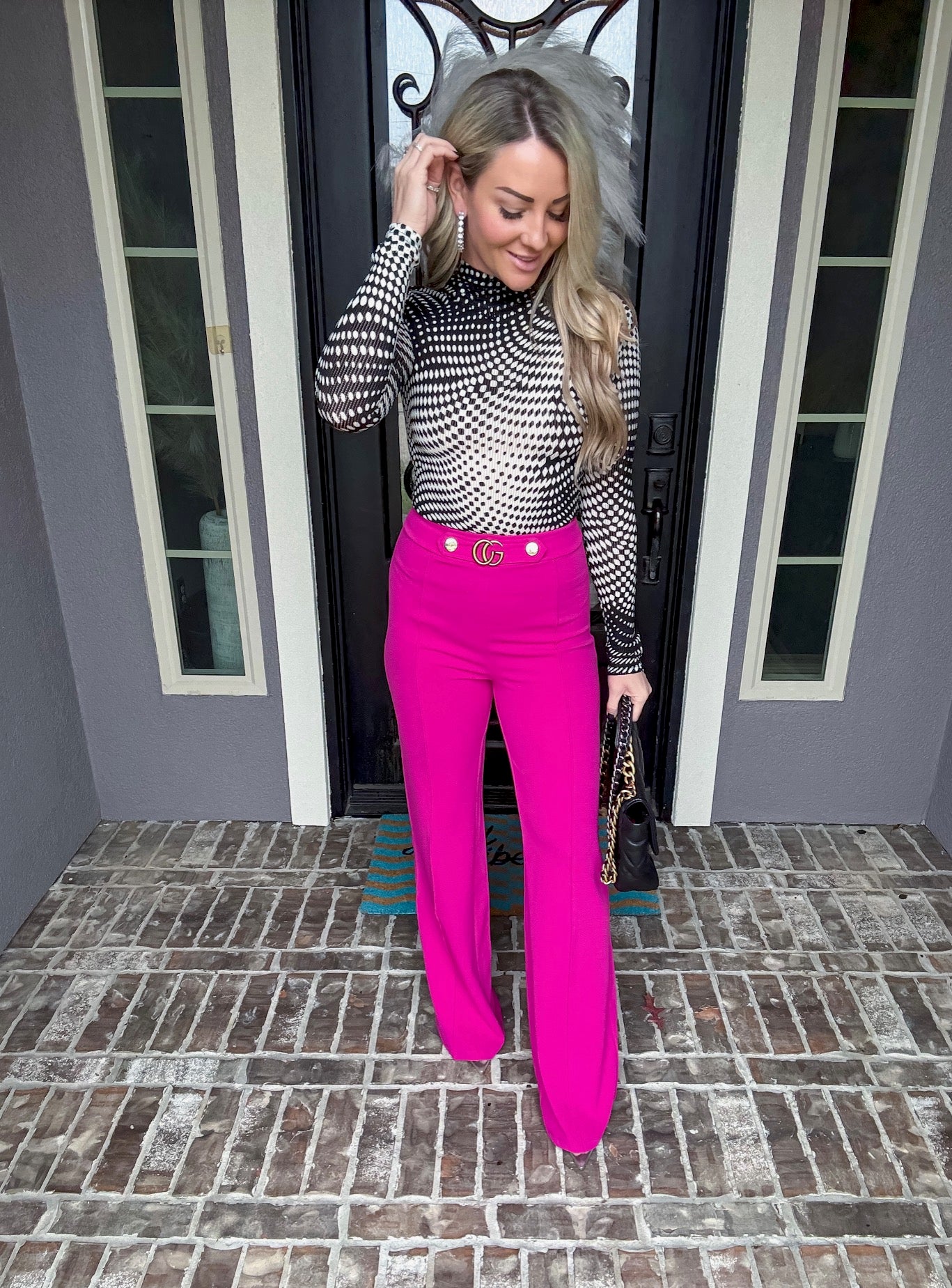 Fashion Icon Pants - Magenta