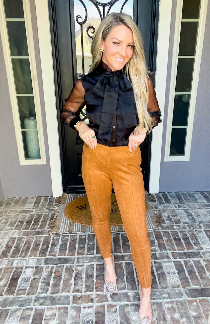 Pretty In Suede Pants – Love Always Boutique