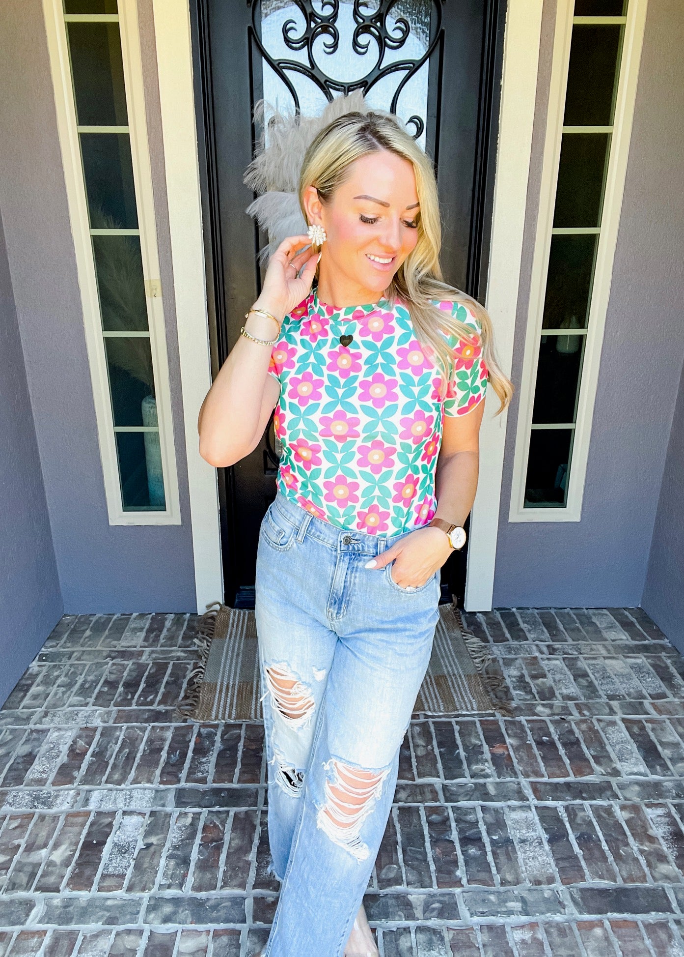 Vintage Flower Top