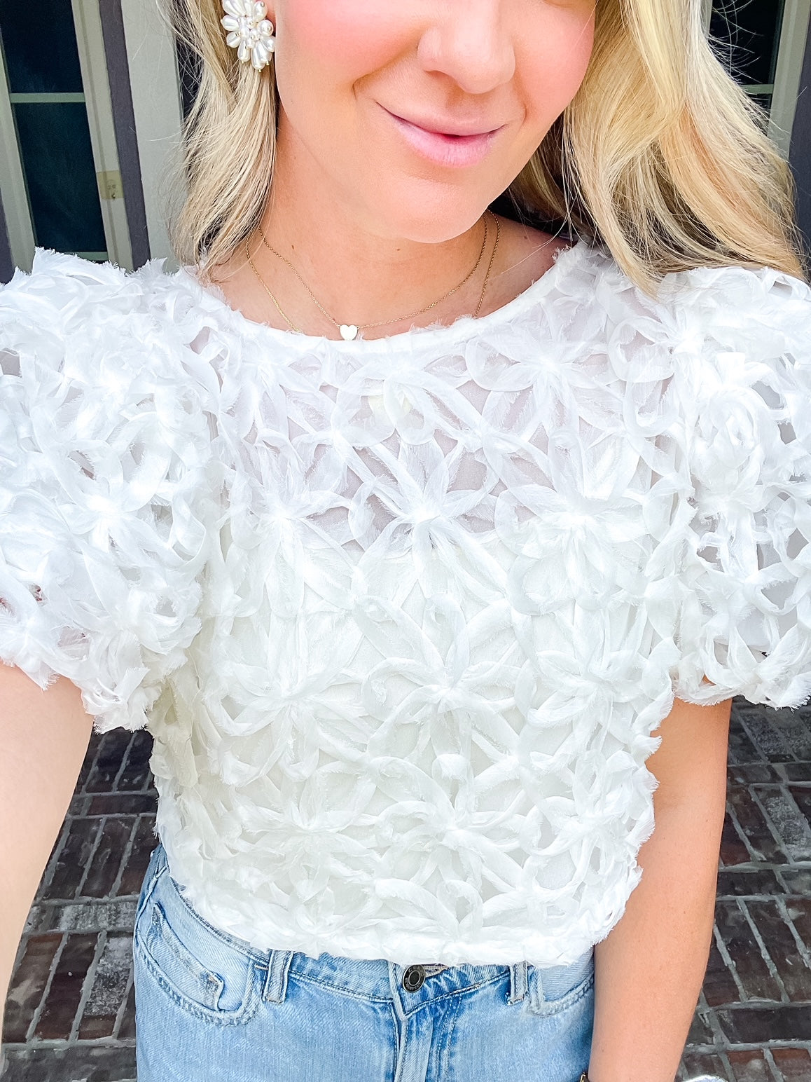 Enchanted Beauty Top - White