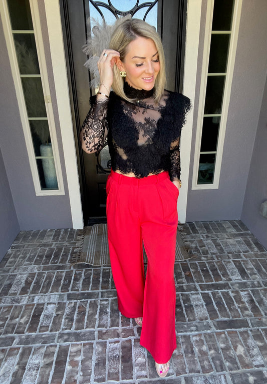 Sweet Femme Pants - Red