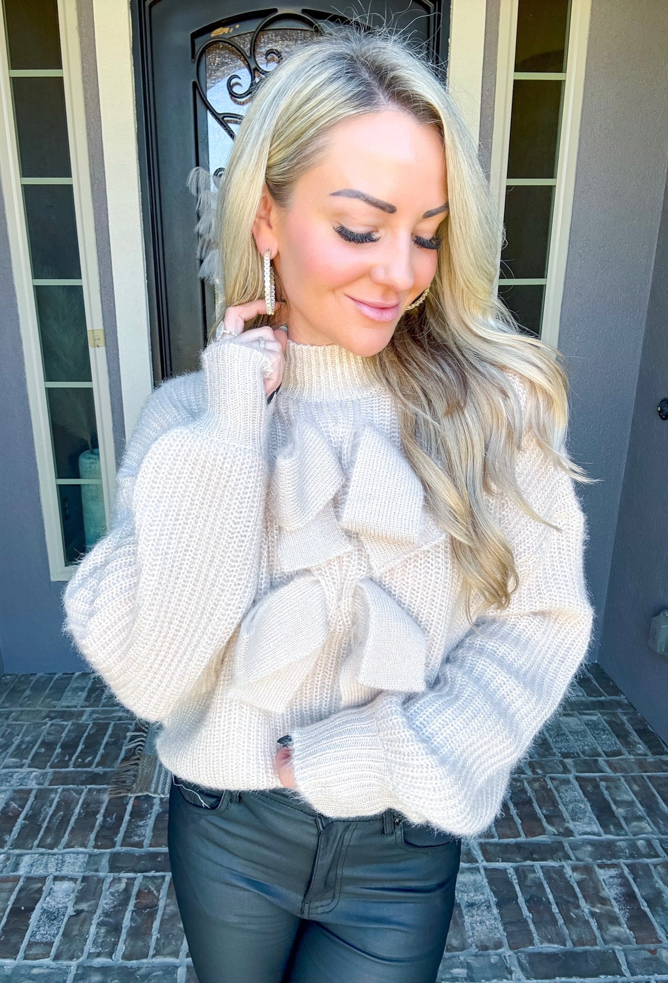 Cozy Corner Bow Sweater