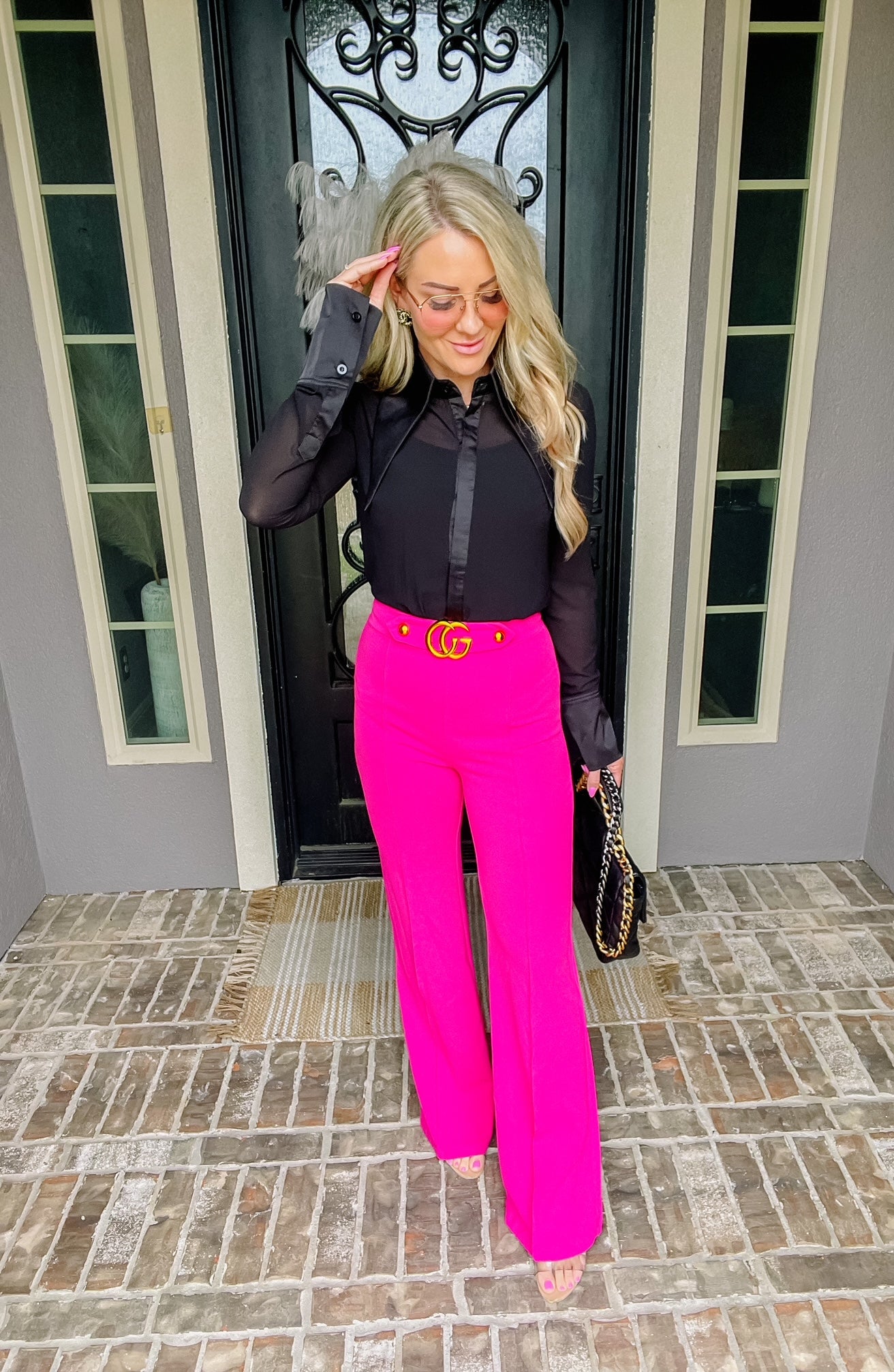 Fashion Icon Pants - Fuschia