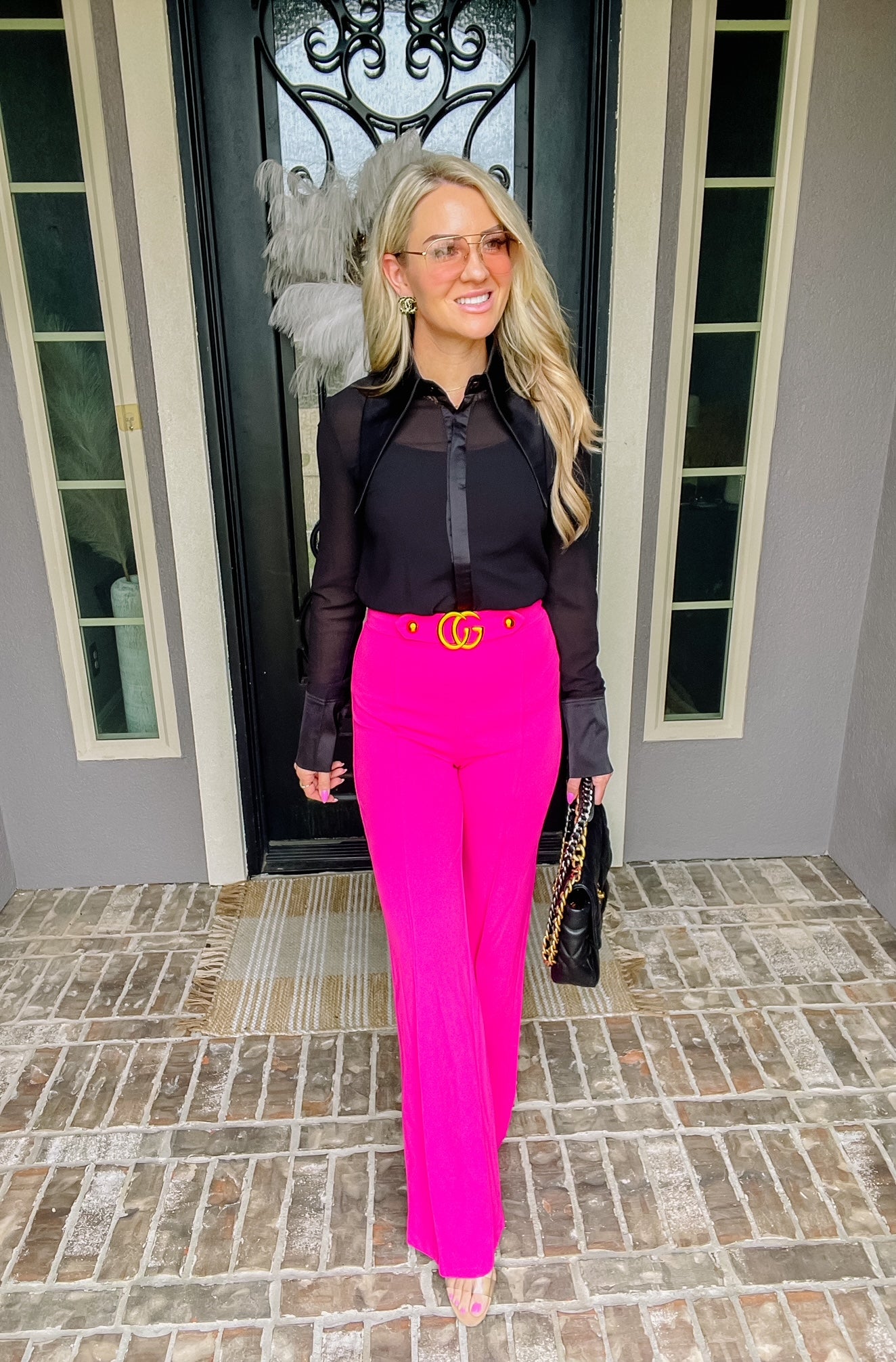 Fashion Icon Pants - Fuschia