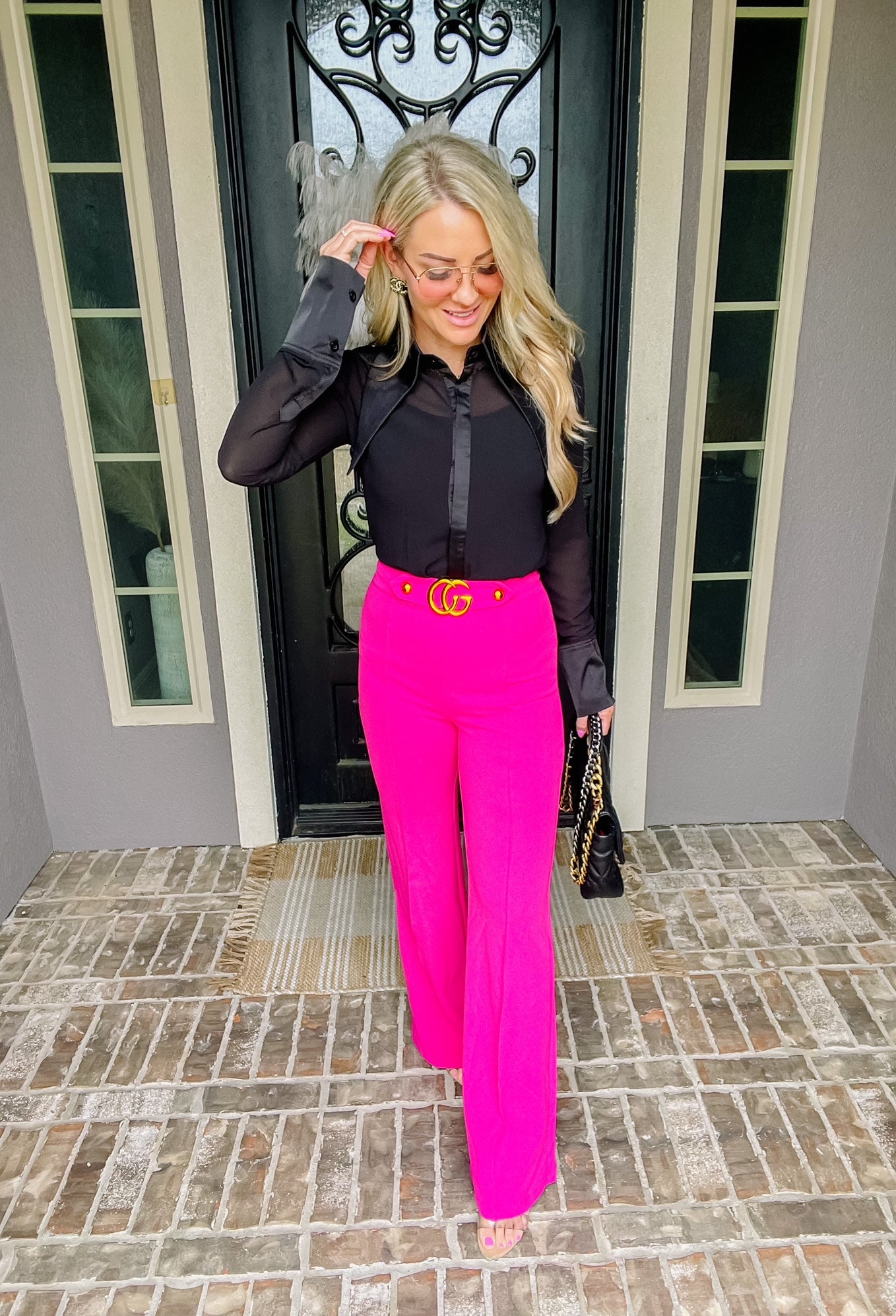 Fashion Icon Pants - Fuschia