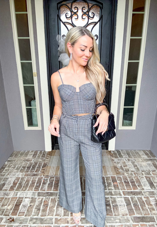 Plaid Queen Trousers