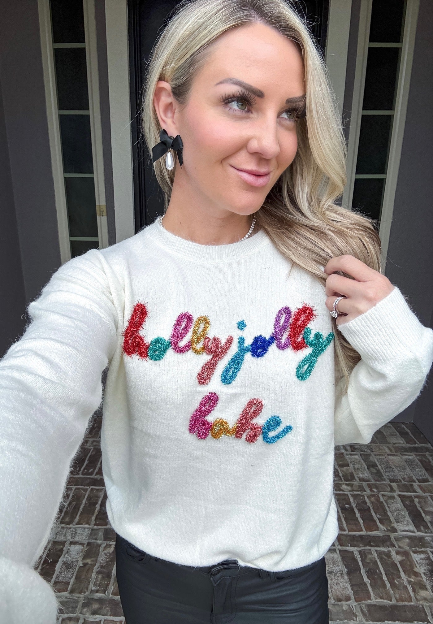 Holly Jolly Babe Sweater