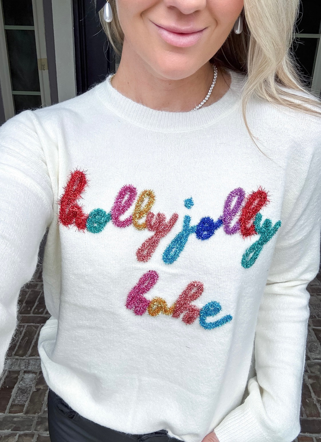 Holly Jolly Babe Sweater