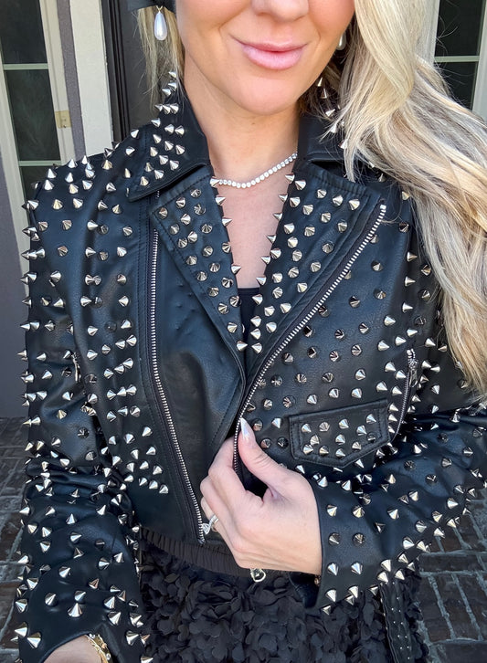 Studded Starlet Vegan Jacket