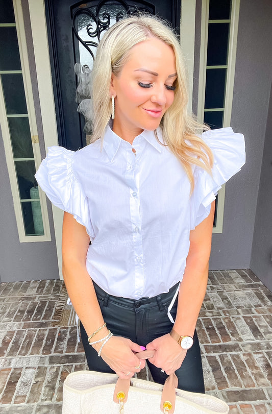 Find Me Here Ruffle Blouse