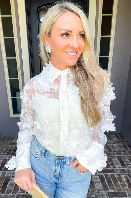 Miss Me Lace Blouse