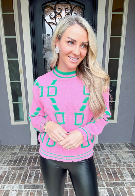 Pure Joy Pink Sweater