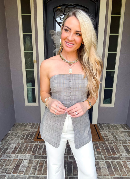 Luxe Days Strapless Vest Top