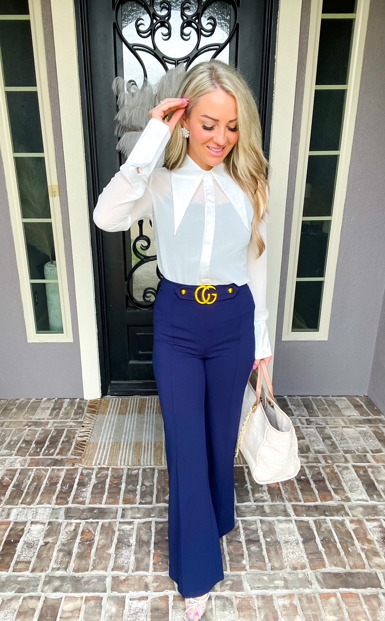 Fashion Icon Pants - Navy