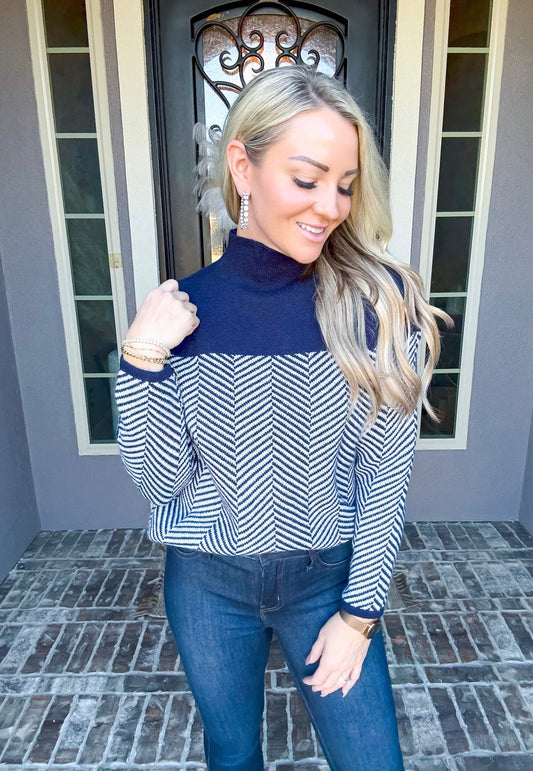 Cozy Corner Striped Sweater