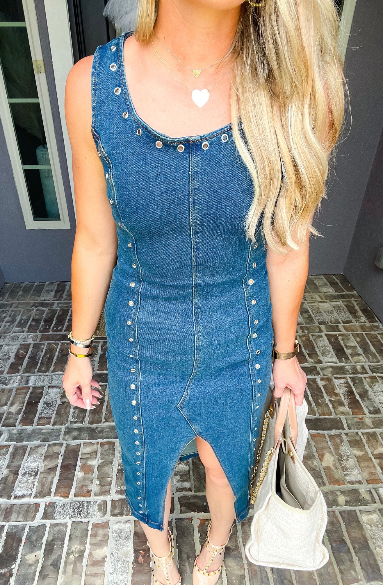 J. Lo Moment Denim Dress